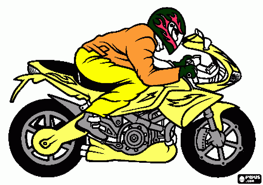 moto    gp para colorir e imprimir