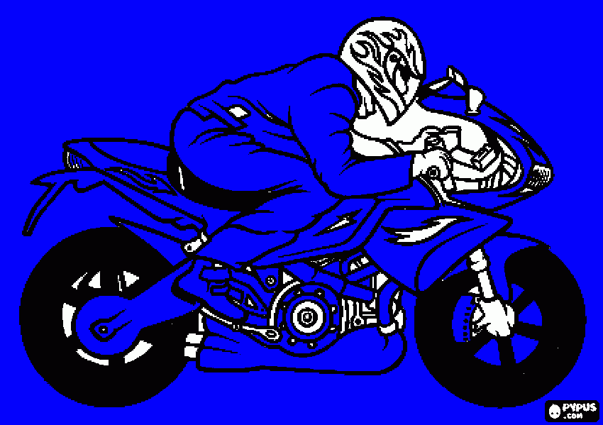 motos e carros para colorir e imprimir