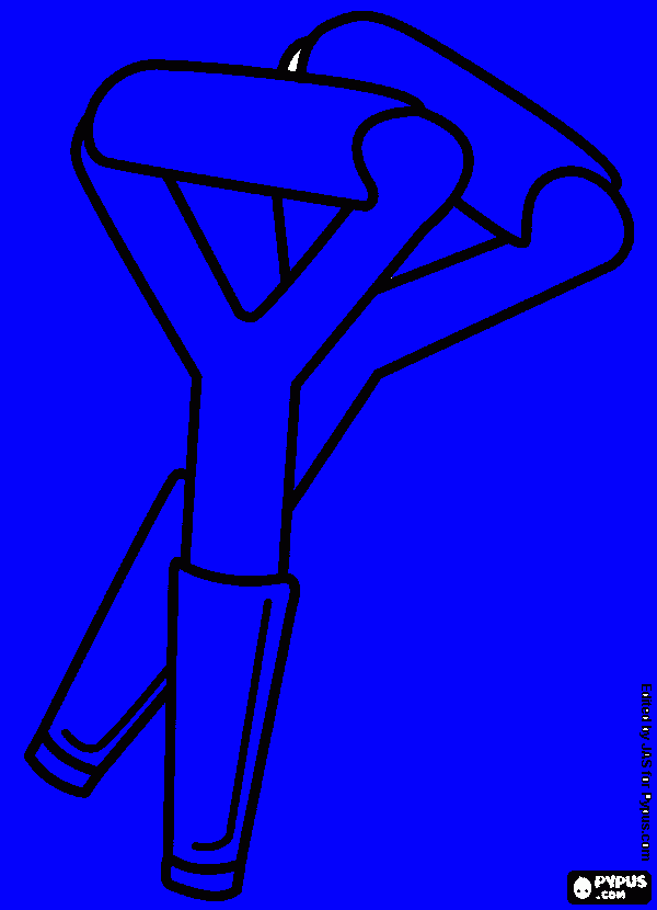 muleta para colorir e imprimir