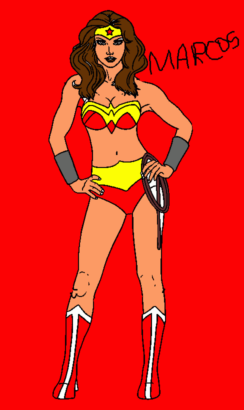 MULHER MARAVILHA para colorir e imprimir