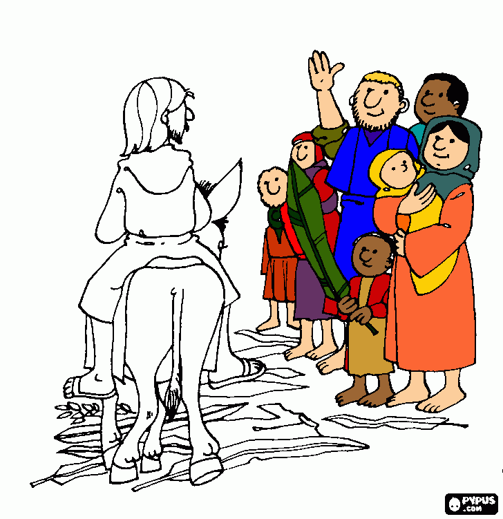 multidão para colorir e imprimir