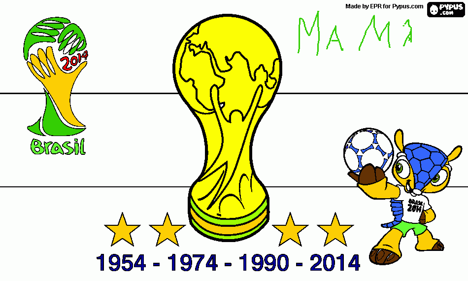 mundial brasil para colorir e imprimir