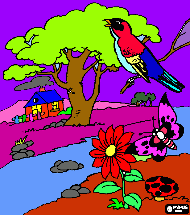 mundo magico para colorir e imprimir