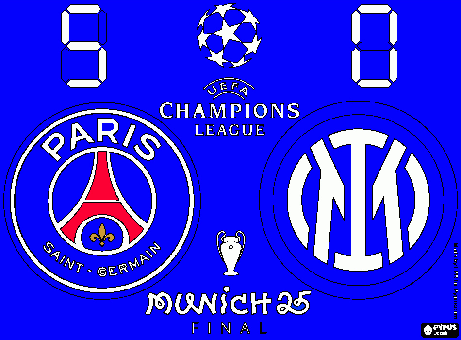 MUNICH 25 FINAL para colorir e imprimir