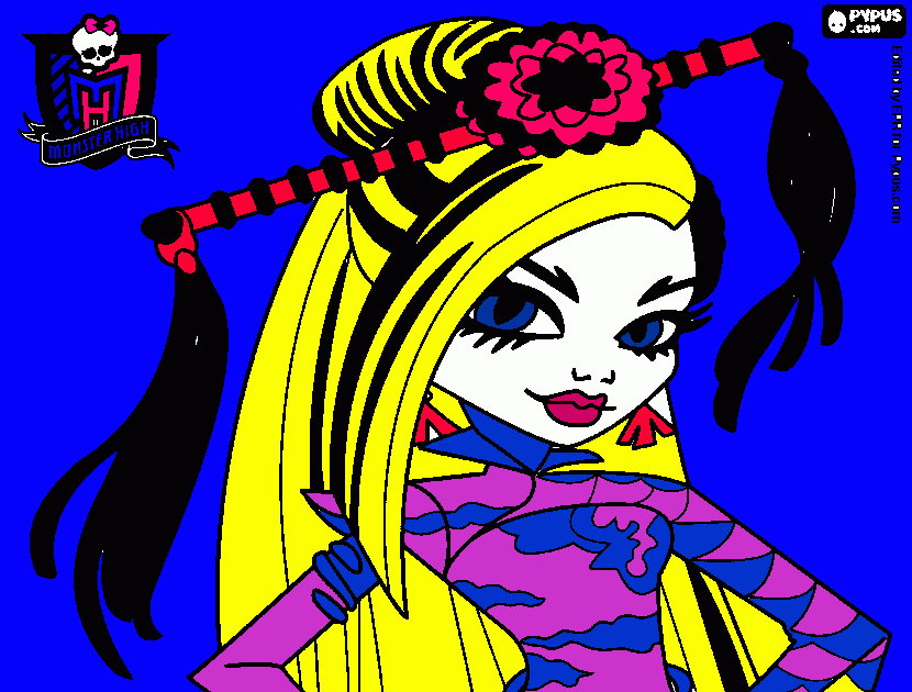 munster high para colorir e imprimir