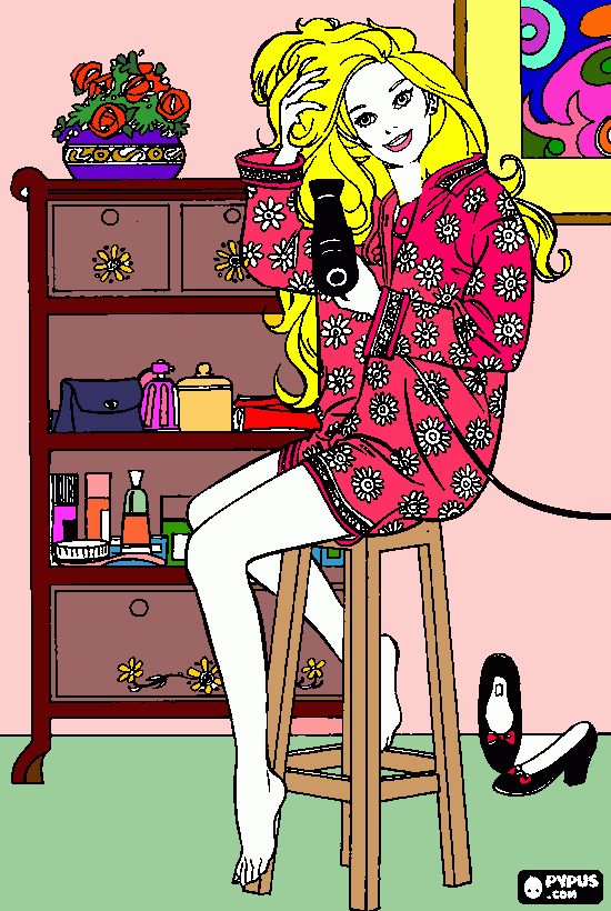 mylena para colorir e imprimir