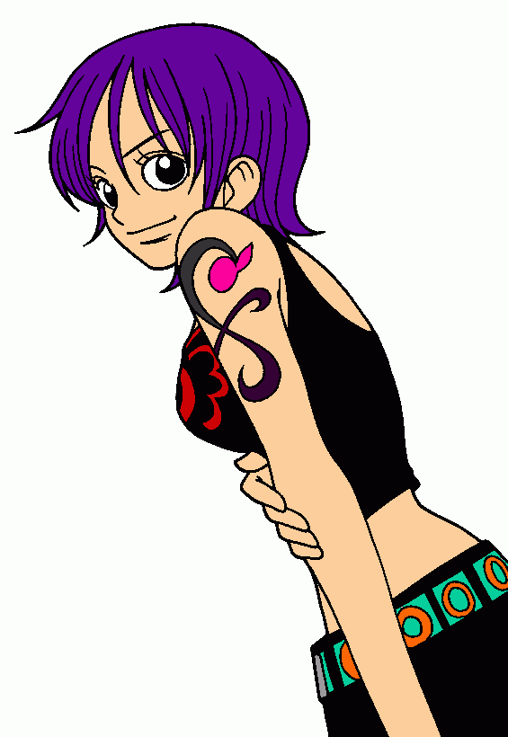 Nami é a navegadora para colorir e imprimir