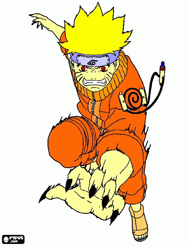naruto manero para colorir e imprimir