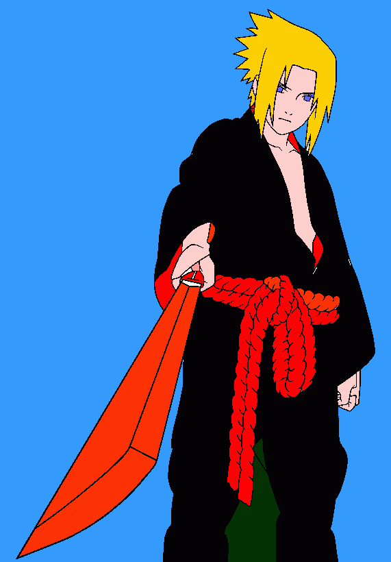 naruto sasuke fusão master para colorir e imprimir