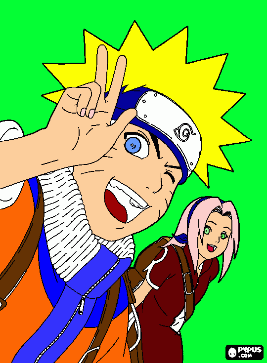 naruto shipuden para colorir e imprimir