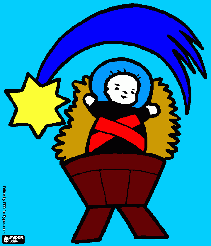 nascimento do menino jesus para colorir e imprimir