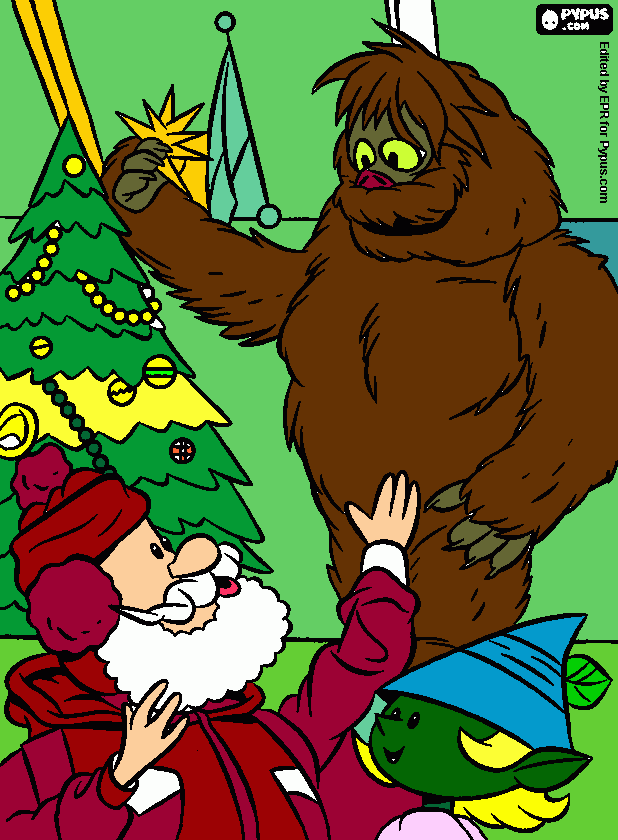 natal de todos  para colorir e imprimir