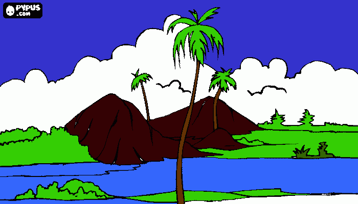 natureza maravilhosa para colorir e imprimir