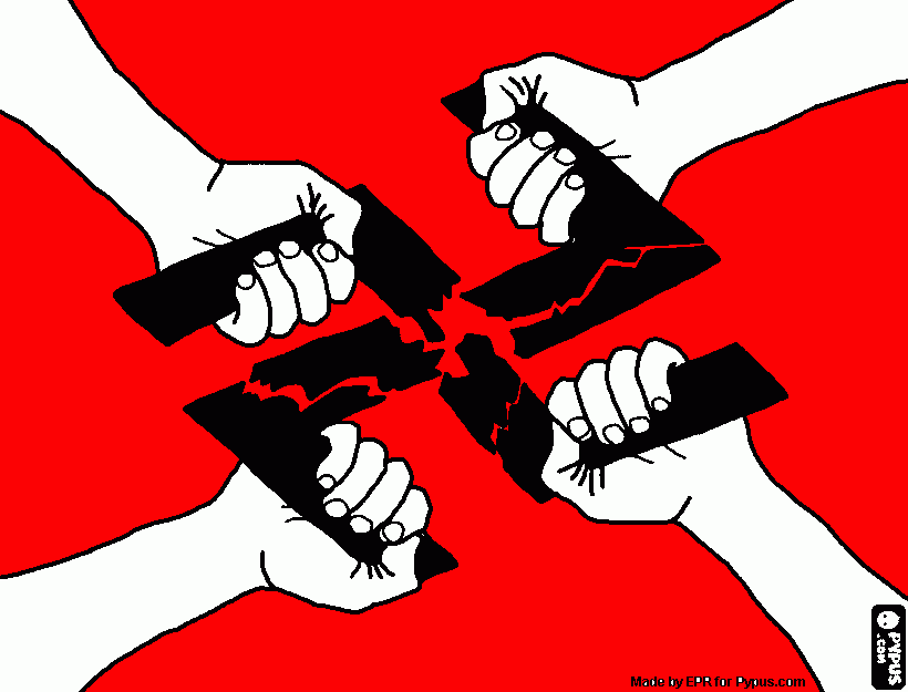 nazismo para colorir e imprimir