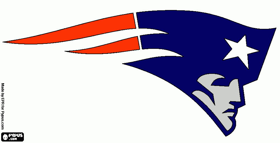 New England Patriots para colorir e imprimir