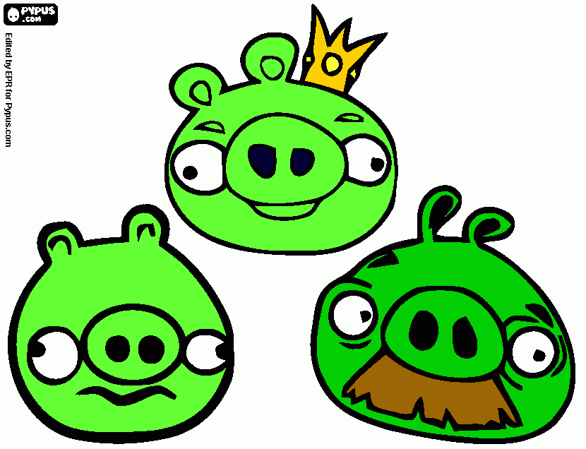 ngry birds para colorir e imprimir