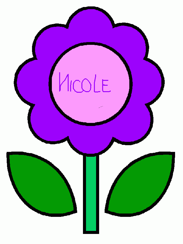 nicole para colorir e imprimir