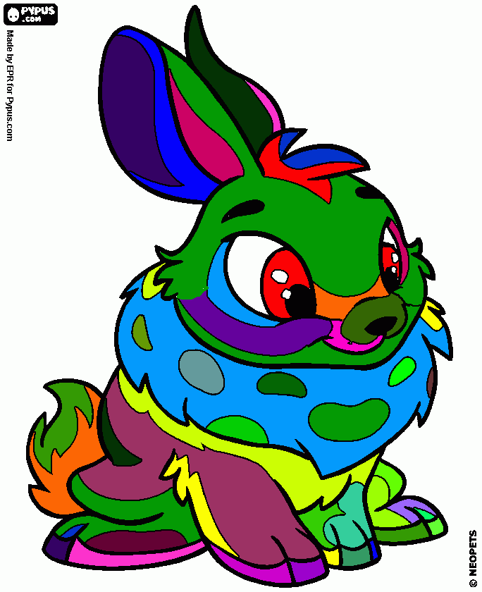 nini o coelho caixa de lapis de cor para colorir e imprimir