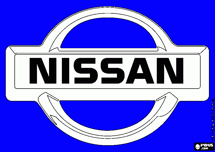 Nissan para colorir e imprimir