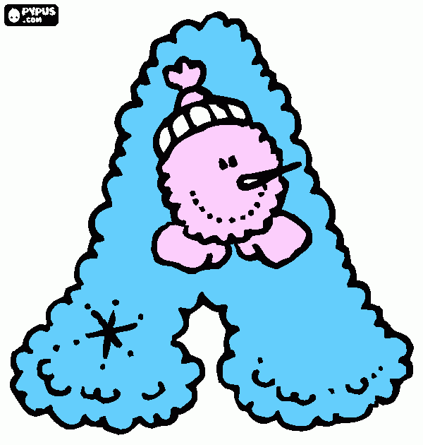 Nome Inverno para colorir e imprimir