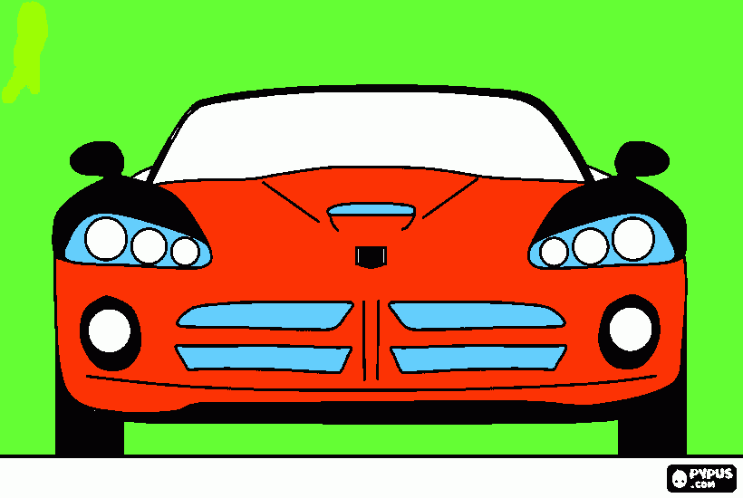 nosso carro de passeio para colorir e imprimir