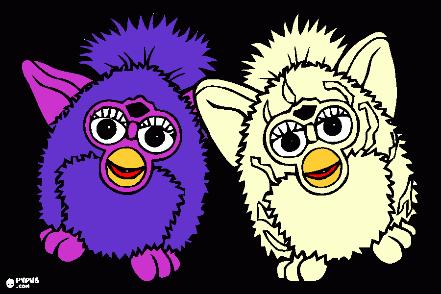NOSSO FURBY para colorir e imprimir