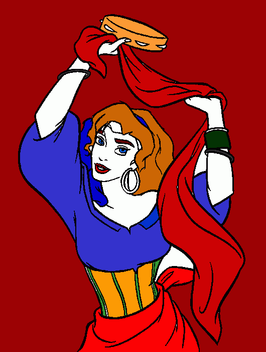 não sei se é uma cigana para colorir e imprimir