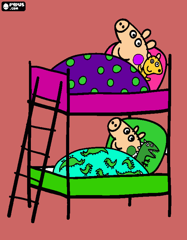 o   de  é  da   peppa para colorir e imprimir