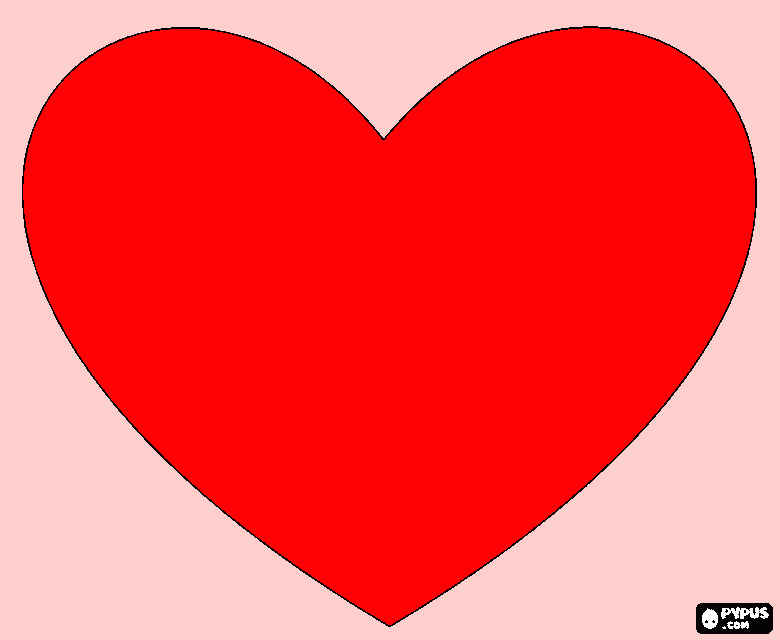 O amor é lindo para colorir e imprimir