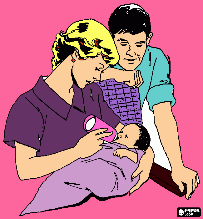 o bebezinho é LINDO... para colorir e imprimir