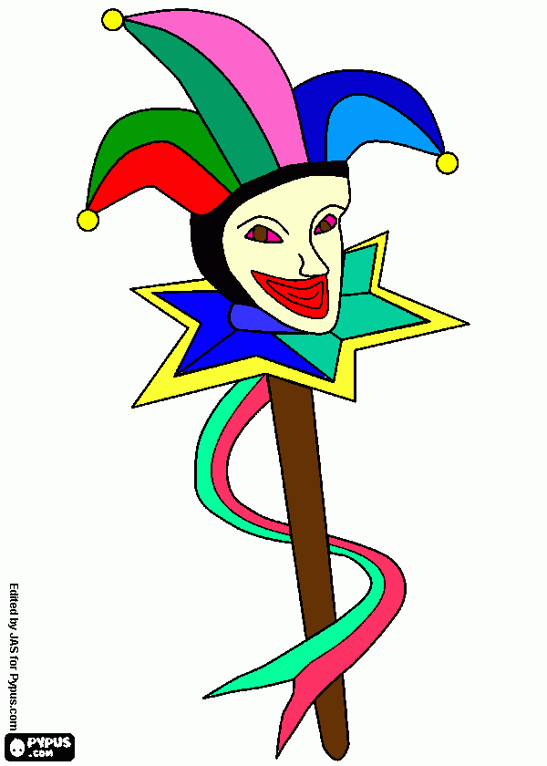 o carnaval para colorir e imprimir