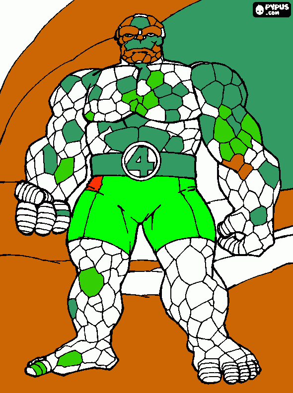 O Coisa 2//Heitor sozinho para colorir e imprimir