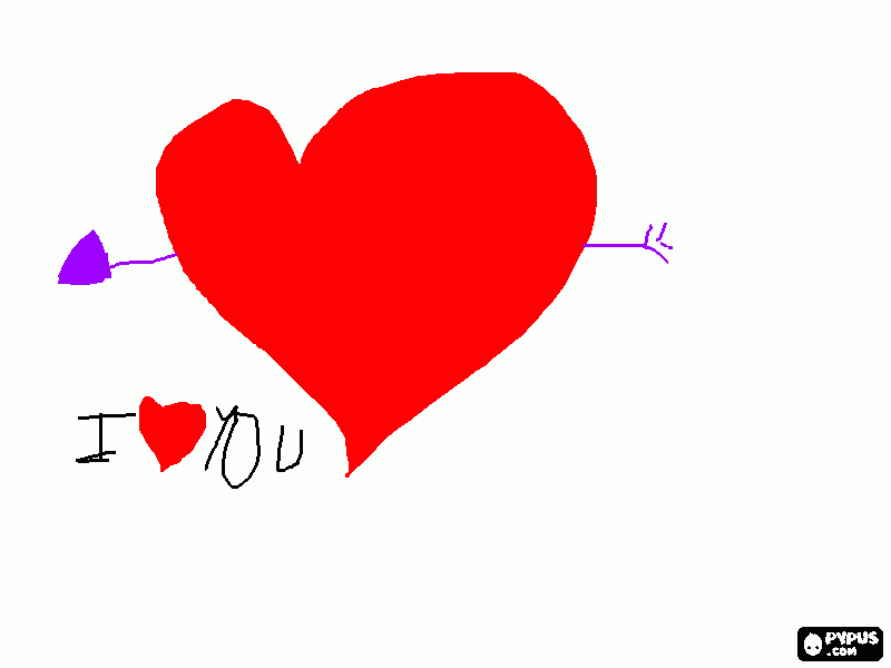 o coração de amar uns alos outros para colorir e imprimir