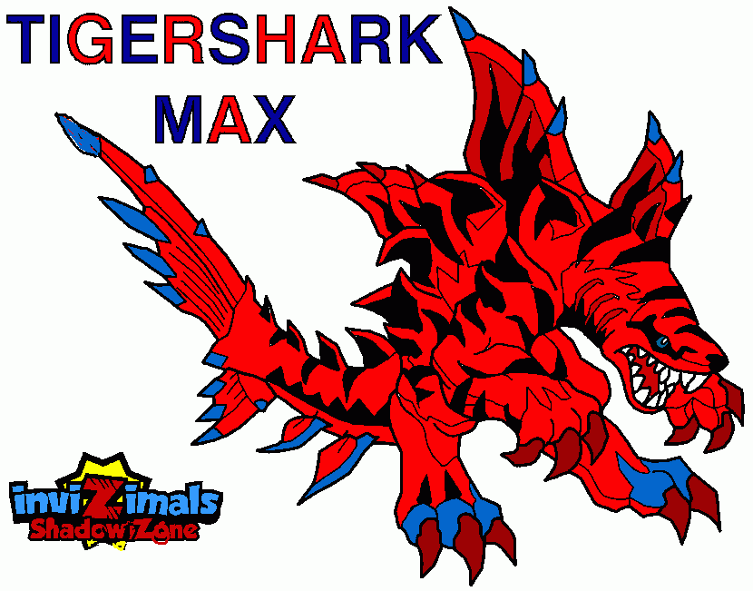 o desenho é um tigershark para colorir e imprimir