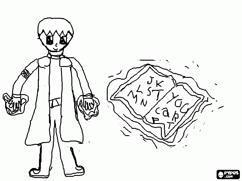 o feiticeiro para colorir e imprimir