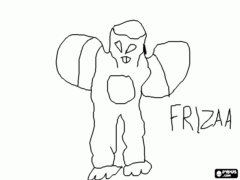 o frizaa para colorir e imprimir