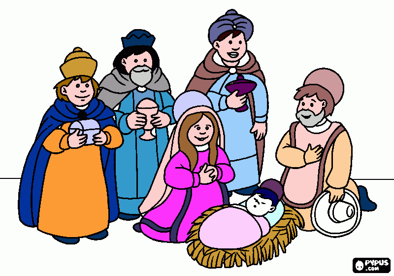 o menino jeus  para colorir e imprimir