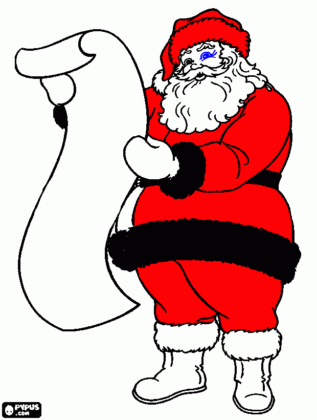 o noel vendo sua caricatura para colorir e imprimir