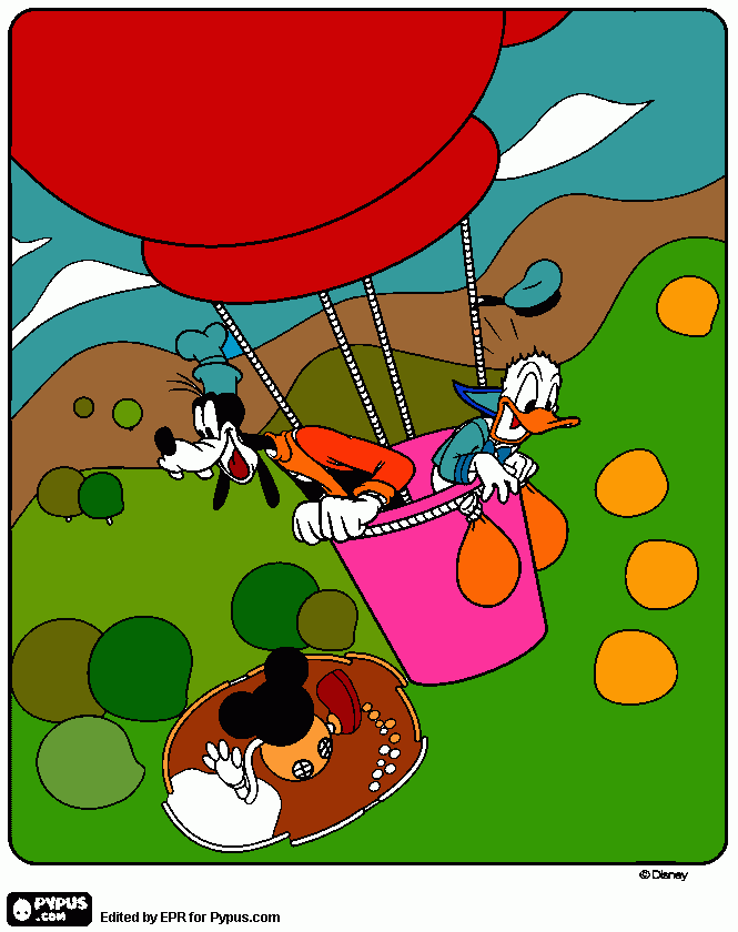 o patetinha e o pato doneid para colorir e imprimir