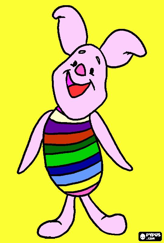 o porquinho do pum para colorir e imprimir