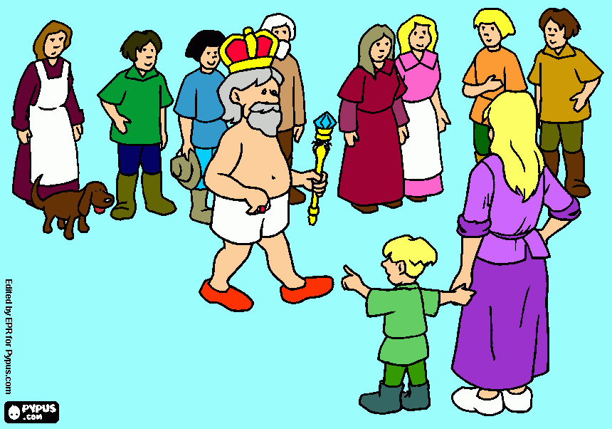 O RATO ROEU A ROUPA DO REI DE ROMA para colorir e imprimir