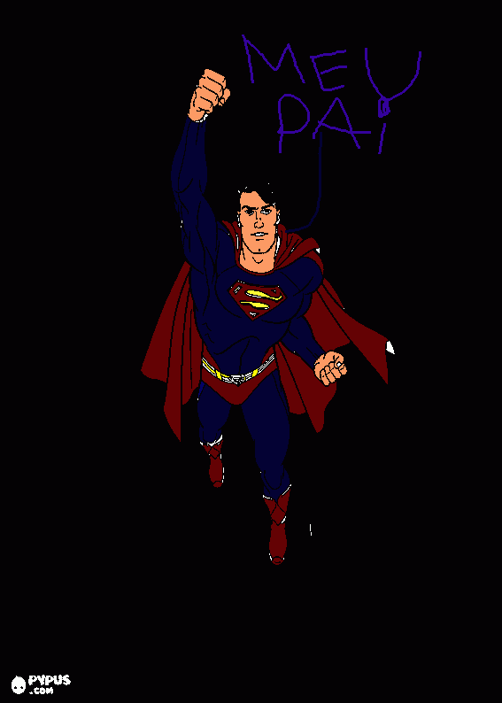 O super pai! para colorir e imprimir