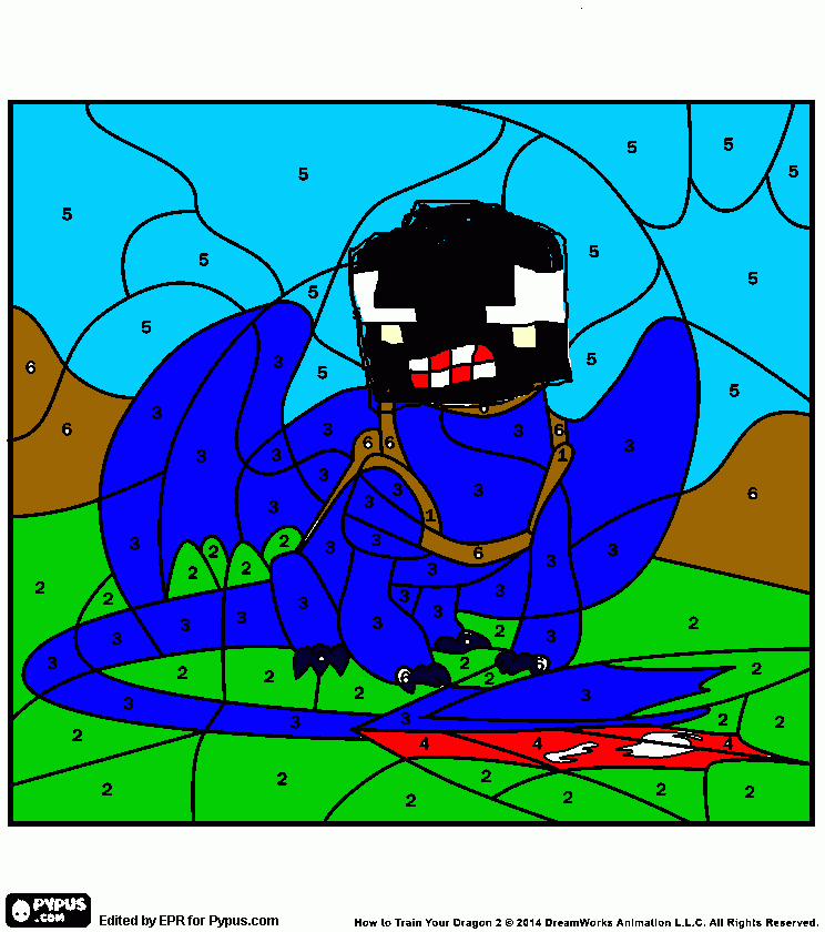 o venom no corpo do banguela para colorir e imprimir