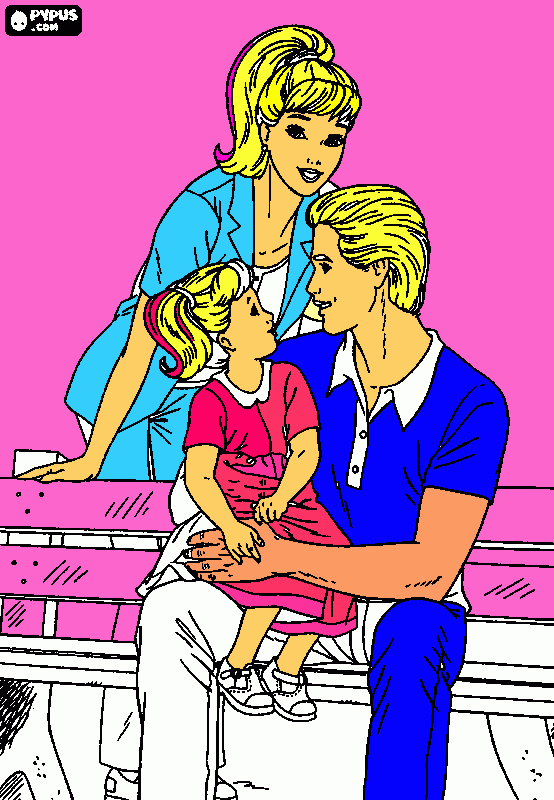 oi barbi  e a emily raissa da cidade de poa /sp u te adorobeijos para colorir e imprimir