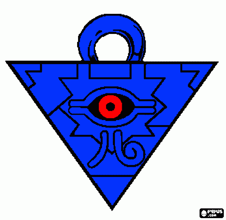 olho do milenio para colorir e imprimir