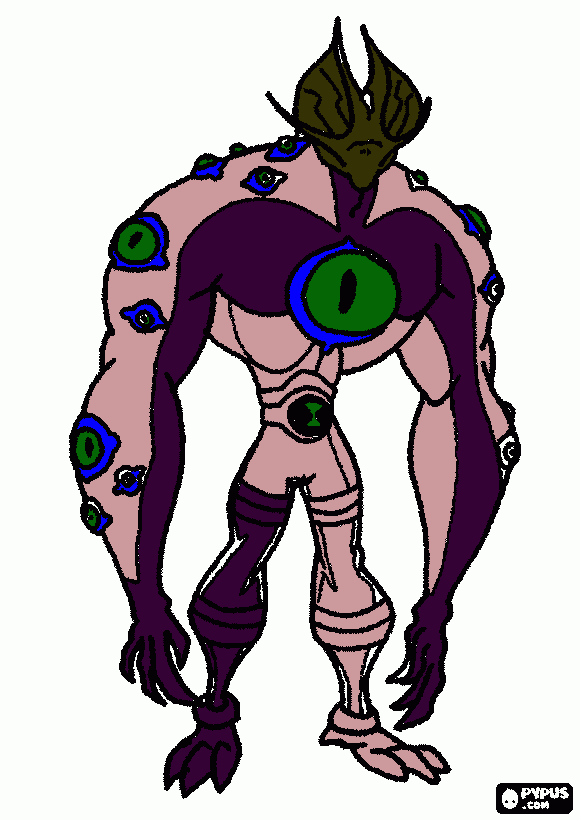 olhudo para colorir e imprimir