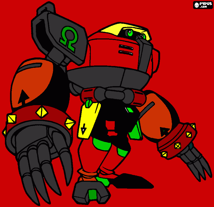 omega  para colorir e imprimir