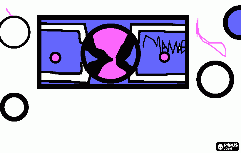 omnitrix  gwen para colorir e imprimir