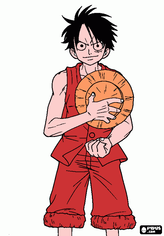 one piece para colorir e imprimir