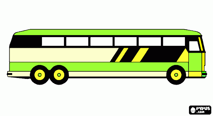 ONIBUS DA SAUDE para colorir e imprimir